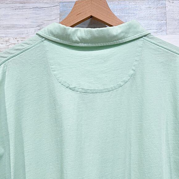 Southern Proper Soft Jersey Polo Shirt Green Short Sleeve Preppy Mens XXL 2XL - Picture 5 of 8